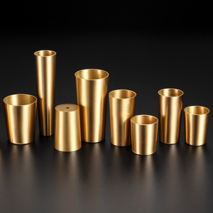 Wholesale Brass Sofa Leg Covers Chair Cups Furniture Leg Tube Protector <strong>Table</strong> <strong>Feet</strong> Cover HD-0065 - Product Image 3