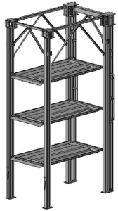 <span class=keywords><strong>Elevador</strong></span> <span class=keywords><strong>de</strong></span> Estacionamiento para Vehículos <span class=keywords><strong>de</strong></span> 4 Niveles DFPS4-3P - Product Image 2