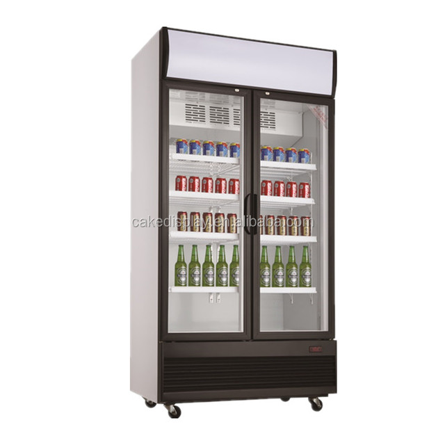2 Glass Door Soft Drink Display Fridge Second Hand