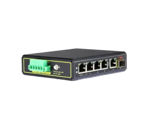 Rete industriale 5-Gigabit del porto 10/100/1000M con 1 commutatore della fibra di Ethernet di SFP PoE per la videocamera
