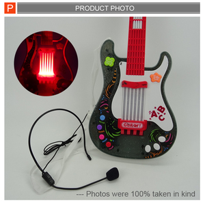 Guitarra Eléctrica Musical de Juguete para Niños EPT Fashion, Color Morado, con Música y Luces - Product Image 4