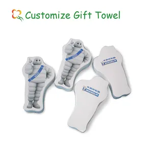 100% Cotton Custom Design Printed Magic Compressed Towel Gifts Ideas Cheap Promotional Hand Towel