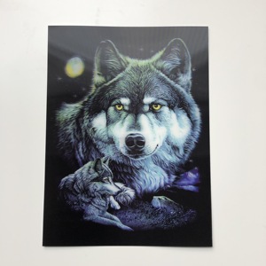 Tùy chỉnh <span class=keywords><strong>3D</strong></span> hình ảnh ba chiều của sói <span class=keywords><strong>3D</strong></span> hình ảnh động vật lenticular <span class=keywords><strong>3D</strong></span> sói - Product Image 3