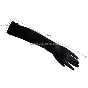 53CMStretch Satin Wrist Elbow Opera Extra <strong>Long</strong> <strong>Gloves</strong> - Product Image 6