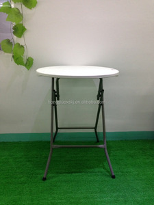 Mesa Redonda Pequeña de 60 cm/Mesa de Estudio Plegable para Niños y Silla/Muebles Modernos Blancos <span class=keywords><strong>Mini</strong></span> Mesa de Centro Redonda - Product Image 5