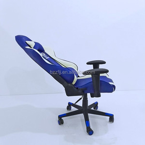 Chaise de bureau de jeu de style moderne, grande taille, avec support lombaire - Product Image 4