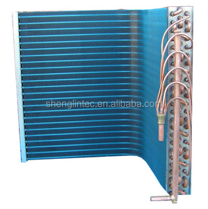 L,U forma de tubo de cobre e alumínio <span class=keywords><strong>fin</strong></span> evaporador bobina para bomba de calor - Product Image 2