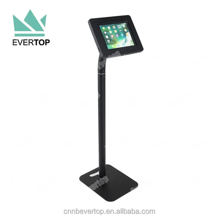 Trade Show Floor Acrylic Kiosk for iPad Tablet  Universal Tablet iPad Security Stand  Floor Standing Tablet iPad Display