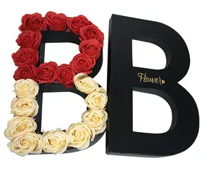 from A to Z letter paper flower box