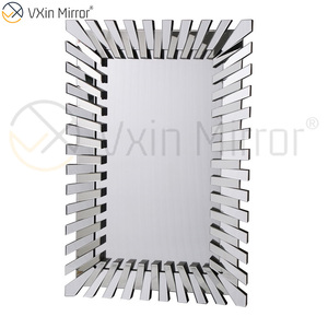Vxin 3D สีเงินทันสมัยของเฟอร์นิเจอร์หรูหราโต๊ะคอนโซลพร้อมกระจกหรูหราห้องนั่งเล่นผู้ผลิตในประเทศจีน - Product Image 5