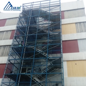 Zulin thép hiện đại vòng khóa giàn giáo nhúng nóng mạ kẽm khách sạn xây dựng cầu thang thang tháp SGS chứng nhận - Product Image 4