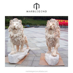 Statua <span class=keywords><strong>di</strong></span> Leone in <span class=keywords><strong>Marmo</strong></span> a Grandezza Naturale, Prezzo <span class=keywords><strong>di</strong></span> Fabbrica Cinese, in Vendita - Product Image 2
