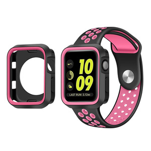 Ivanaze-funda protectora de silicona para Apple Watch, cubierta de repuesto ultrafina resistente a los golpes para iWatch Series 4 3 2 1 - Product Image 3