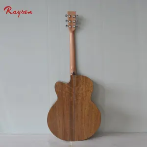 <span class=keywords><strong>Chitarra</strong></span> <span class=keywords><strong>Acustica</strong></span> Raysen Personalizzata a Prezzo Vantaggioso con Tavola Armonica in Abete Compensato - Product Image 1
