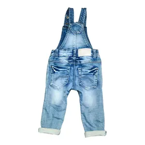 2022 Crianças Moda Denim Geral Roupas Jeans Calças Jeans Menino Bebê Denim Macacão Casual OEM Serviço Mais Recente Suporte Botão