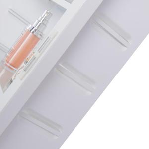 نوعية جيدة من الحديد رذاذ الطلاء الحمام خزانة طبية مع شطبة مرآة الصلب الأبيض خزانة بمرآة - Product Image 5