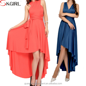 Abiti da <span class=keywords><strong>Damigella</strong></span> Convertibili a Vita Alta-Bassa con Motivo Infinity Personalizzati per <span class=keywords><strong>Matrimonio</strong></span> 2025 - Product Image 1