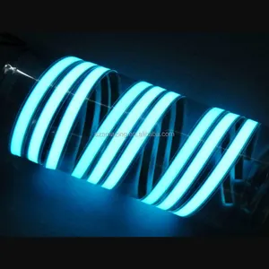 Nuovi Arrivi 5 Colorful 1 m EL nastro Neon Flessibile della Corda della Luce Incandescente luce di striscia con DC3V inverter