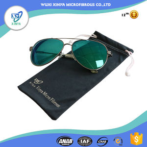 Exécution exquise microfibre oem poche de lunettes de soleil avec clap - Product Image 4