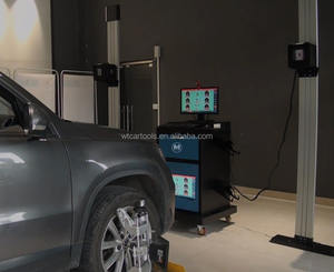5D aligneur de roue mobile d'alignement des roues avec 3 pièces caméras 5 pièces cibles haute précision Peu Encombrant - Product Image 4