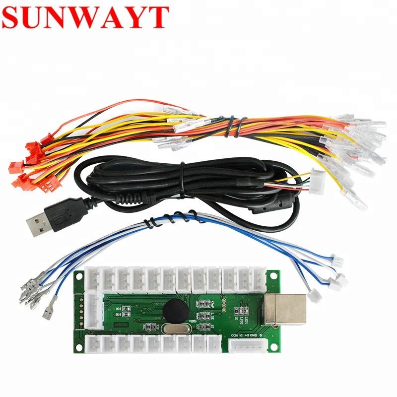 Arcade Zero Delay USB Board Wireless Bluetooth Joystick Encoder PCB Sanwa Game Stick Controller PC PS3 PS4 3 In 1 Control DIY - Foto 5