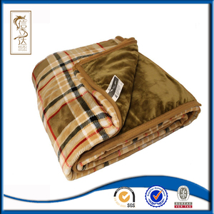 <span class=keywords><strong>Ali</strong></span> expres chine double couche checker couverture sherpa - Product Image 1