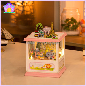 DIY miniature home HOUSE TOY order child crafts hand made wooden happiness the <span class=keywords><strong>noria</strong></span> - Product Image 6