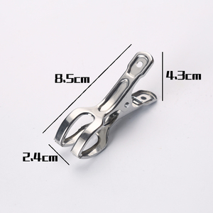 Pinzas <span class=keywords><strong>de</strong></span> <span class=keywords><strong>Ropa</strong></span> Multifuncionales <span class=keywords><strong>de</strong></span> Acero Inoxidable con Resorte <span class=keywords><strong>de</strong></span> Torsión para Uso en Oficina, Pinzas <span class=keywords><strong>de</strong></span> <span class=keywords><strong>Ropa</strong></span> con Resorte Grande, Clip Abierto - Product Image 3