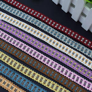 Bện <span class=keywords><strong>TRIM</strong></span> cho sofa phụ kiện <span class=keywords><strong>Gimp</strong></span> vải dệt nguyên liệu dệt Phụ kiện treo tua - Product Image 2