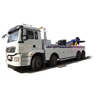 جديد Shacman 8x4 الثقيلة الدوار شاحنة ونش/50ton الثقيلة هادم شاحنة جر للبيع