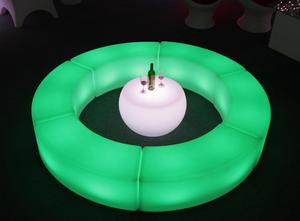 Largo LED taburete al aire libre muebles para fiestas LED Silla de bar LED banco de iluminación de sofá - Product Image 3