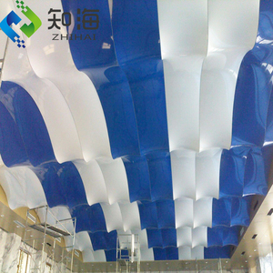 ZHIHAI Lumière étoile personnalisée Décoration 3D <span class=keywords><strong>Luminaire</strong></span> imprimé UV faux textile PVC plafond tendu film membrane plastique pour toit - Product Image 5