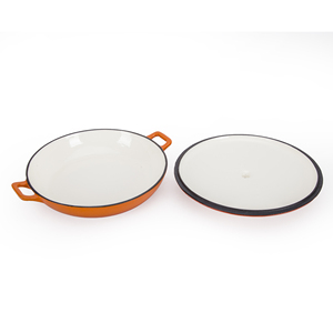 Casseroles <span class=keywords><strong>de</strong></span> cuisine <span class=keywords><strong>en</strong></span> <span class=keywords><strong>fonte</strong></span>, effet émaillé - Product Image 2