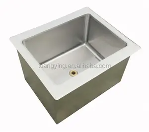 Nsf phê duyệt thép không gỉ thả trong Ice bin thương mại Nhà hàng thanh chìm Ice ngực với cửa trượt