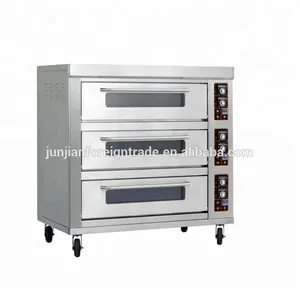 Grosir Harga Oven Roti Komersial Elektrik 3 Dek