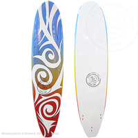Planches de surf longues en époxy coloré, produit de fabrication artisanale
