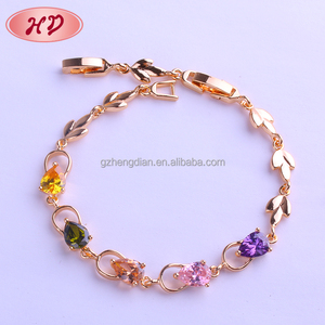 批发迪拜服装女装珠宝 18k 镀金进口手镯中国 - Product Image 4