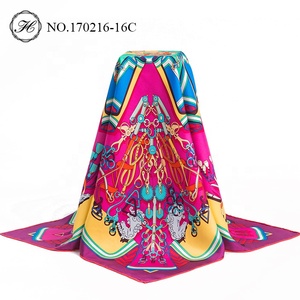 Personalizzazione esperta sciarpa <span class=keywords><strong>di</strong></span> seta Twill <span class=keywords><strong>di</strong></span> 90*90cm con stampa digitale multiuso quadrata <span class=keywords><strong>di</strong></span> <span class=keywords><strong>marca</strong></span> superiore - Product Image 2