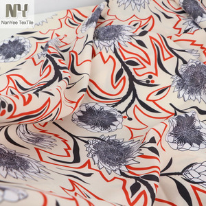 Nanyee textil girasol diseño sublimación impresa tela de gasa - Product Image 3