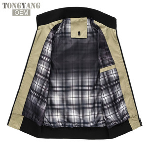 TONGYANG Casual <span class=keywords><strong>giacca</strong></span> da <span class=keywords><strong>uomo</strong></span> <span class=keywords><strong>giacca</strong></span> primaverile <span class=keywords><strong>uomo</strong></span> cappotti inverno capispalla maschile autunno soprabito kaki 4XL - Product Image 6