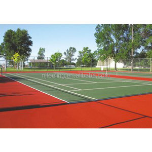 Tennisbaan Vloerbedekking Met Gemengde Epdm & Sbr Korrels Pu Lijm/Pu Binder-G-Y-150908-4 Productcategorie Kunstgras - Product Image 2