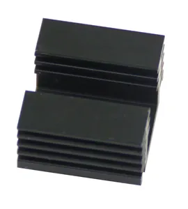 Customized extruded aluminum heatsink black casting aluminium heat sink