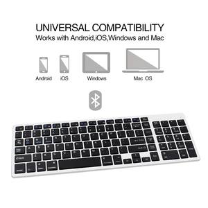 Drahtlose tastatur splitter edelstahl für mackook/apple/tablet/ipad/<span class=keywords><strong>i</strong></span> - Product Image 4