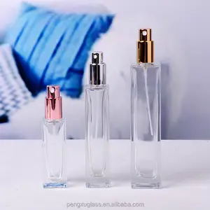 Venda quente 10ml 20ml 30ml Frasco de perfume de vidro vazio recarregável fashion com pulverizador de bomba