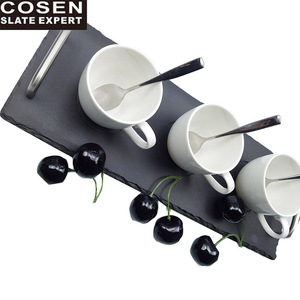 Bandeja de presentación de pizarra, juego de platos para servir, aperitivos, venta al por mayor de fábrica - Product Image 3