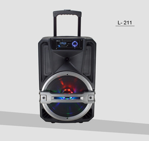 Hoxen caliente-venta de gran potencia <span class=keywords><strong>dj</strong></span> altavoz bluetooth, caja de altavoz de plástico, PA altavoz de plástico L-211 - Product Image 2