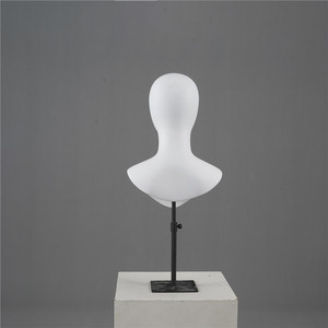 หุ่นหัวสีขาวสำหรับโชว์หมวก,วิกผม - Product Image 5