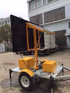 مقطورة لافتات السهم المرورية، مقطورة لافتات تحذير <span class=keywords><strong>LED</strong></span> على شكل سهم، لوحة سهم <span class=keywords><strong>LED</strong></span> كبيرة مثبتة على المقطورة - Product Image 6