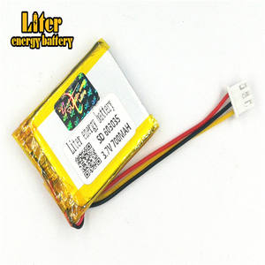 Plug <strong>2</strong>,5 P <strong>3</strong>,7 603035 700 mAh rechargeable LiPo battery solar rechargeable lithium-ion polymer lithium battery PCM - Product Image 3