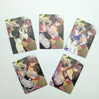 Juego de tarjetas personalizadas de diseño desnudo, sin embalaje